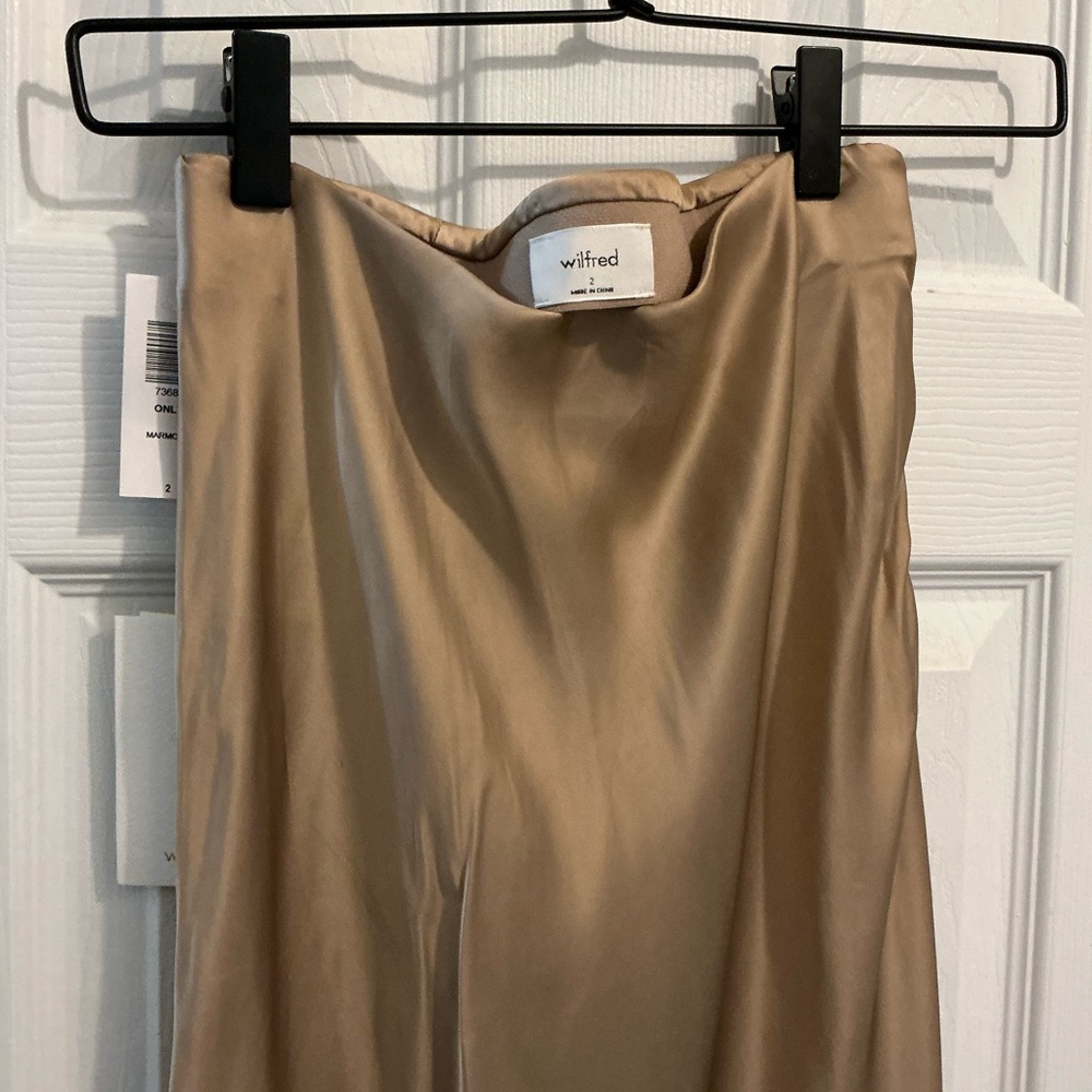 Wilfred Elegant Tan Skirt - Picture 5 of 8